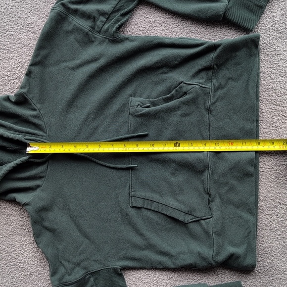 FLX Dark Green Cropped Hoodie Size XS - Picture 7 of 9